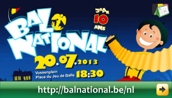 Programma van het Bal National op het Vossenplein, Brussel via www.feestdagen-belgie.be