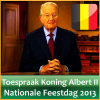 Video Toespraak Koning Albert II 2013 Nationale Feestdag Belgie 21 Juli via www.feestdagen-belgie.be