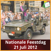 Evenementen op Nationale Feestdag Belgie 21 Juli 2012 Defile Brussel via www.feestdagen-belgie.be