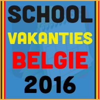 De datums van de Belgische schoolvakanties voor het kalender jaar 2016 via www.feestdagen-belgie.be