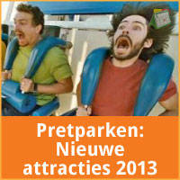 Ontdek de nieuwe attracties van de pretparken van Belgie voor het jaar 2013. via www.feestdagen-belgie.be
