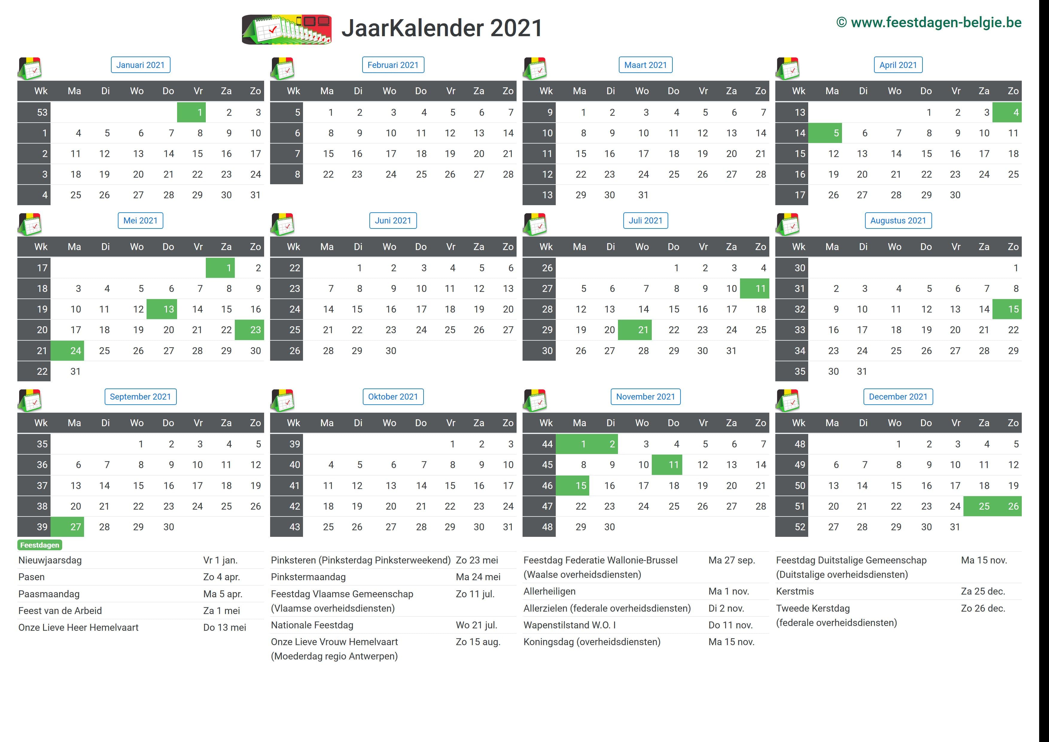 Featured image of post Kalender Met Weeknummers 2021 Printen