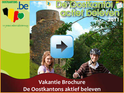 Vakantie brochure - De Oostkantons aktief beleven (104 pagina’s) via www.feestdagen-belgie.be