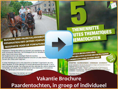 Vakantie brochure - Paardentochten (2 pagina’s) via www.feestdagen-belgie.be