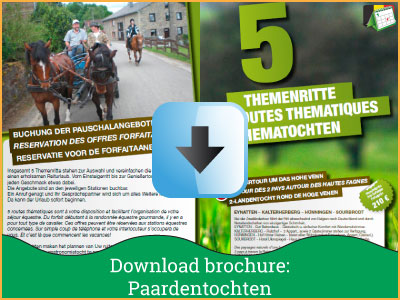 Vakantie brochure - Paardentochten (2 pagina’s) via www.feestdagen-belgie.be