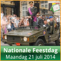 Evenementen op Nationale Feestdag 21 Juli 2014 Militair Defile Brussel via www.feestdagen-belgie.be