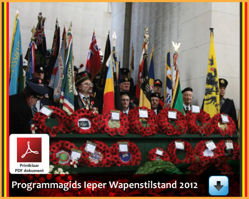 Evenementen op Wapenstilstand zondag 11 november 2012 (herinnering feestdag) via www.feestdagen-belgie.be