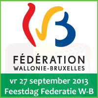 Evenementen op Feestdag Franse Gemeenschap 27 september 2013 (Federatie Wallonie-Brussel) via www.feestdagen-belgie.be