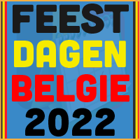 De datums van de Belgische feestdagen voor het kalender jaar 2022 via www.feestdagen-belgie.be