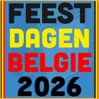 Datums van de Belgische feestdagen voor kalenderjaar 2026 via www.feestdagen-belgie.be