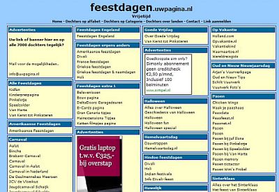 link www.feestdagen-belgie.be op feestdagen.uwpagina.nl