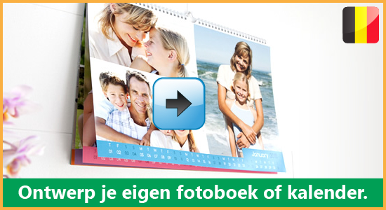 Ontwerp een fotokalender via www.feestdagen-belgie.be
