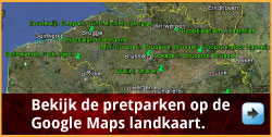 Handige landkaart met alle Belgische pretparken via www.feestdagen-belgie.be