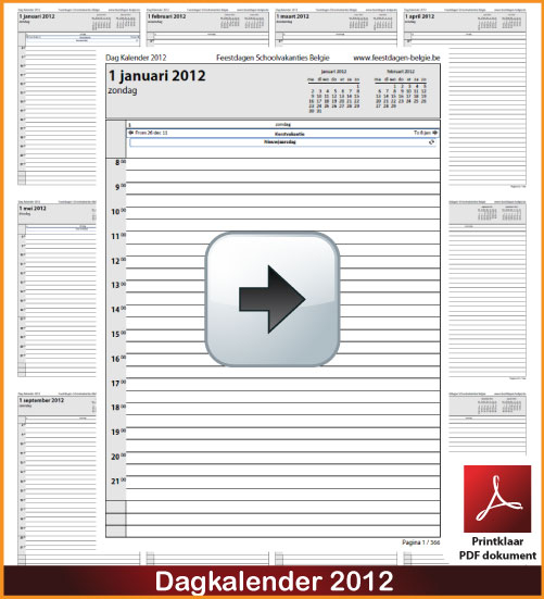 Gratis dagkalender 2012 incl de Belgie feestdagen en schoolvakanties. via www.feestdagen-belgie.be