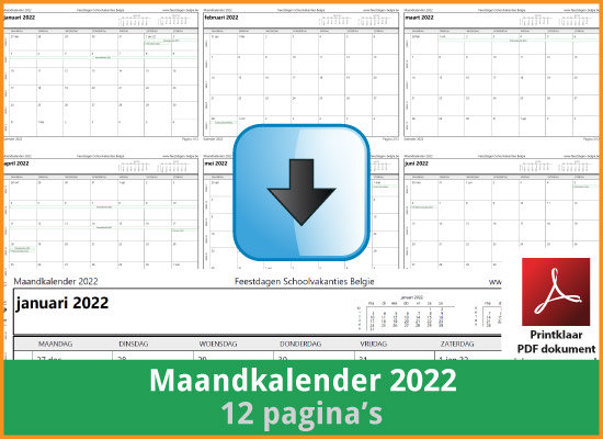 Kalenders Gratis Downloaden en Printen? | Feestdagen Belgie 2023 Schoolvakanties