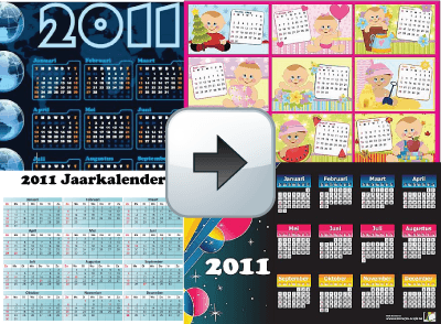 Kalenders 2011 gratis download via www.feestdagen-belgie.be