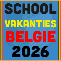 De juiste datums van de Belgische schoolvakanties voor kalender jaar 2026 via www.feestdagen-belgie.be