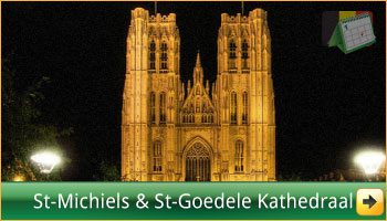 De Sint-Michiels-en-Sint-Goedelekathedraal te Brussel via www.feestdagen-belgie.be