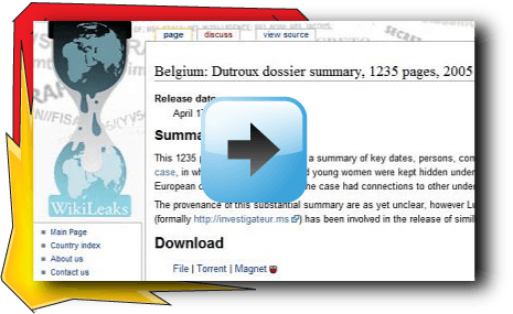 Wikileaks Dossier Dutroux 2005